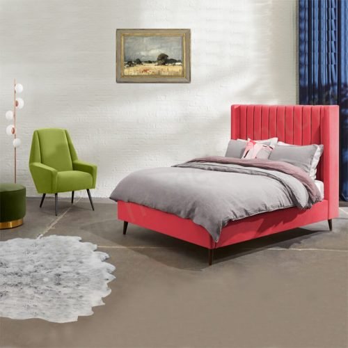 Leon Wingback Bed - Image 3