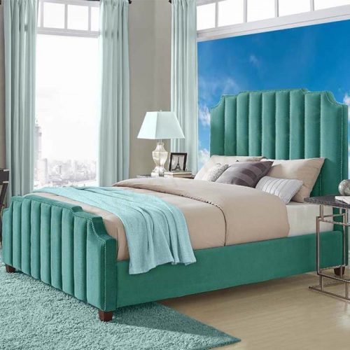 Skyline Velvet Bed