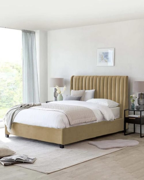 Arabelle Wingback Bed - Image 3
