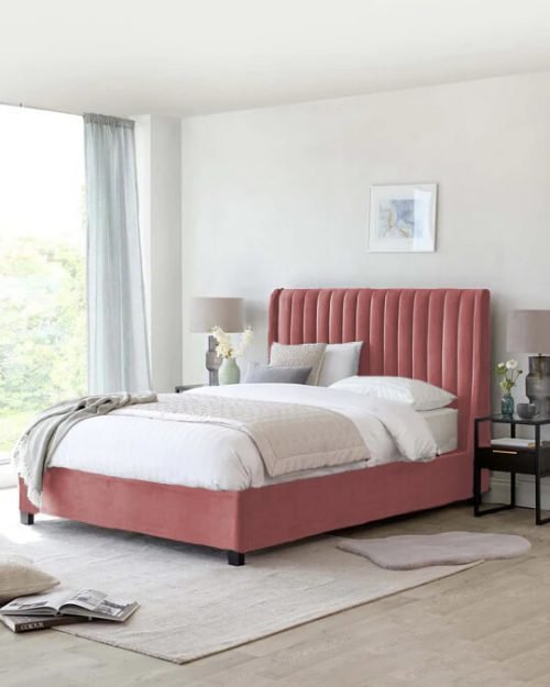 Arabelle Wingback Bed - Image 2
