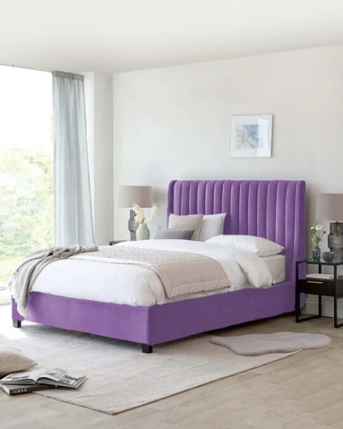 Arabelle Wingback Bed - Image 4