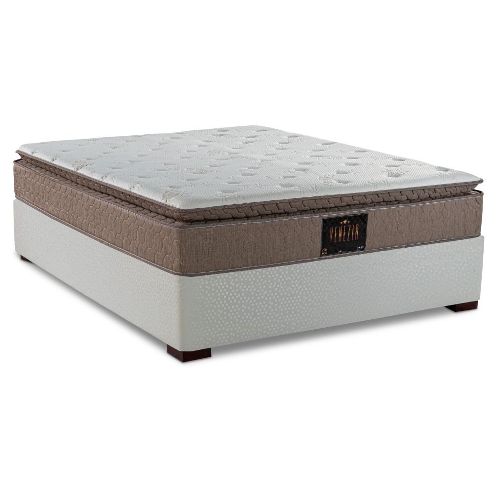 Pillow top mattress hot sale and boxspring set